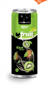 carbonated kiwi juice